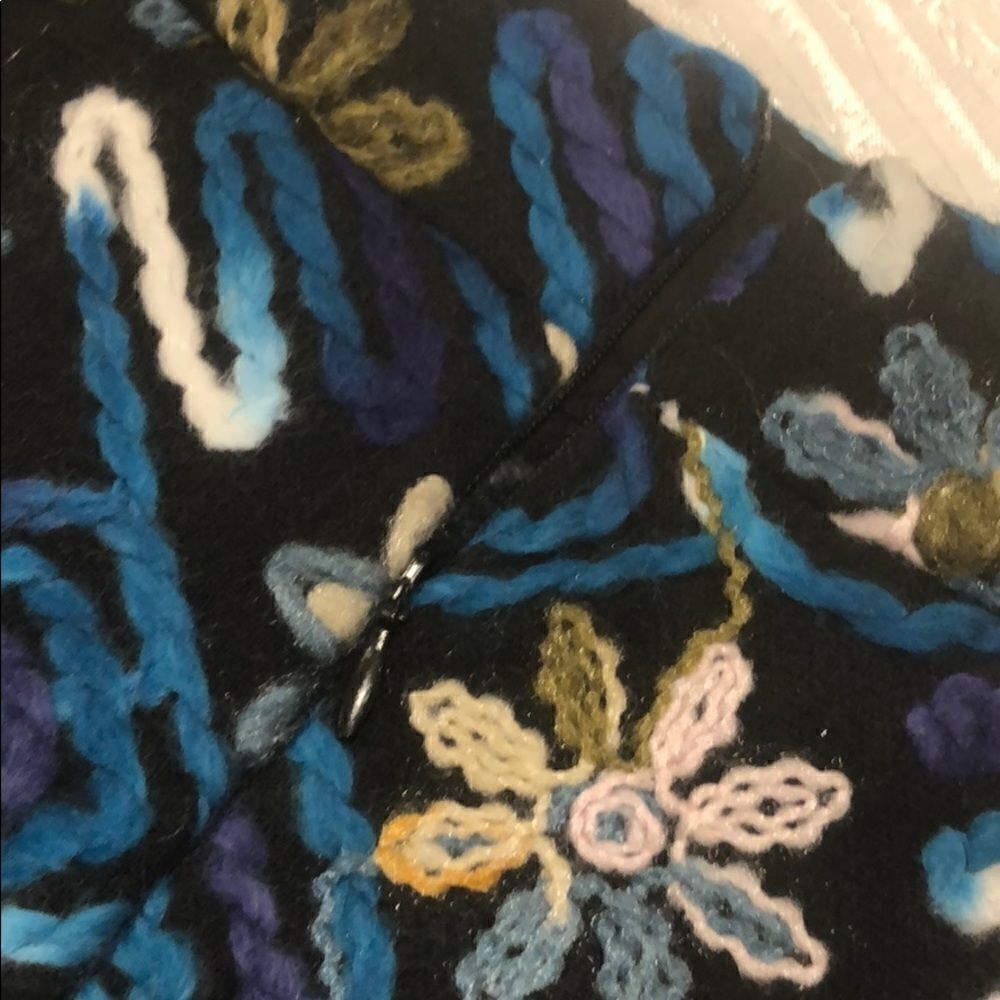 NWOT Zara Multi Color Stitch Mini Skirt - Picture 4 of 6